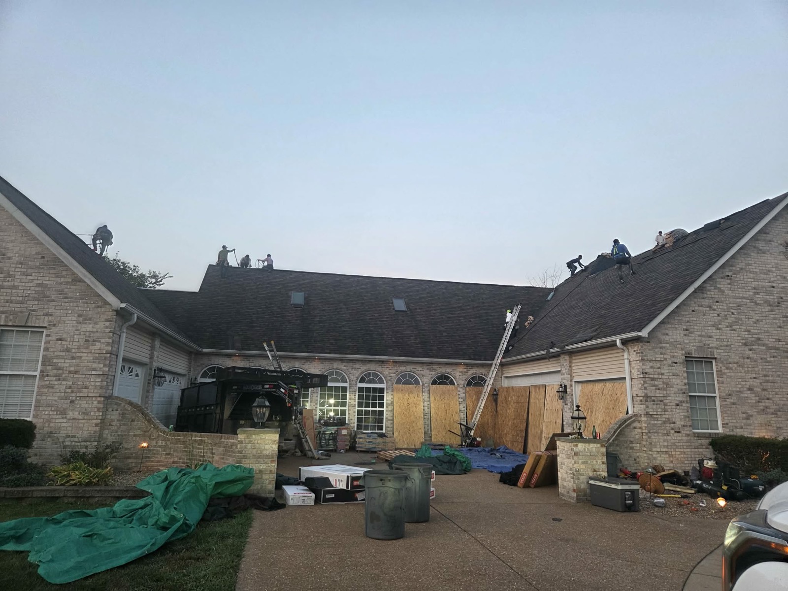Completed Lake Saint Louis roof replacement by LSL Roofing